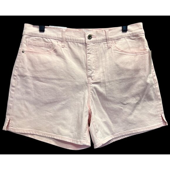 Jessica Simpson Pants - New Jessica Simpson Side Slit Denim Shorts Pink Dogwood 5-Pocket Style Womens 10